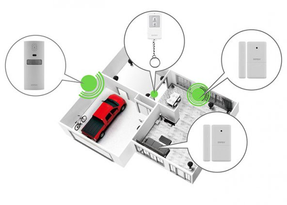 Everest EG-9830 Güvenlik Uzaktan Kumandalı Kızılötesi Alarmı - 3