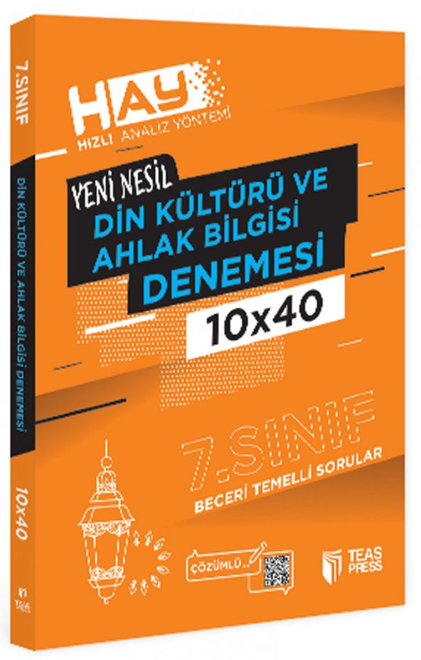 Teas Press 7.Sınıf Hay Din Kültürü Ve Ahlak Bilgisi Branş Deneme