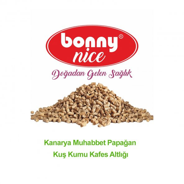 Bonny Nice Doğal Çam Pelet Evcil Kuş Altlığı 5 kg 10 l - 2