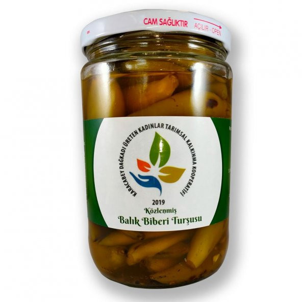 Karacabey Közlenmiş Balık Biber Turşusu 750 g e