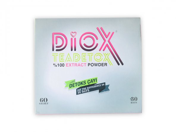 1 Adet Diox Tea 60'lı Detoks Çayı (1 Aylık Detox Paketi) - 3