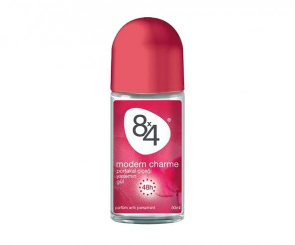 8X4 Roll-On Modern Charme 50 Ml Kadın