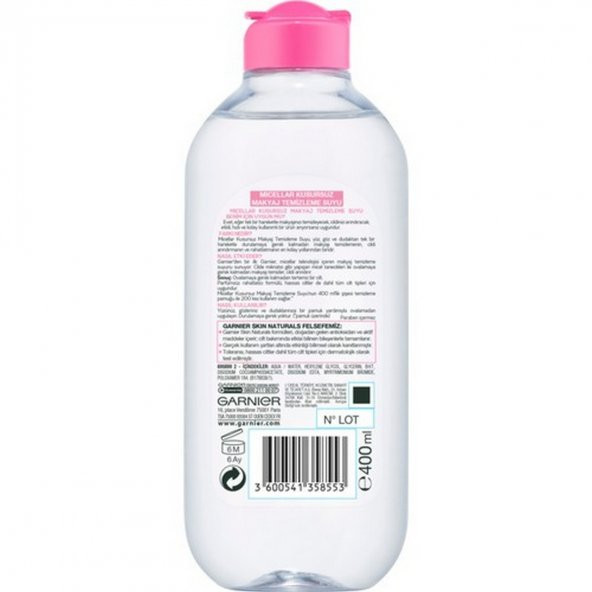 Garnier Saf  Temiz Micellar Kusursuz Makyaj Temizleme Suyu 400 ml - 2
