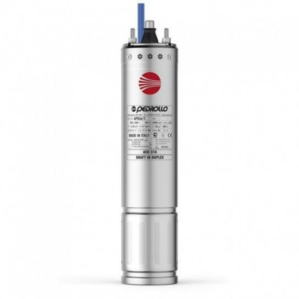 Pedrollo 4 PD/5,5 - 5,5 HP 4 KW Derinkuyu Dalgıç Motoru Trifaze