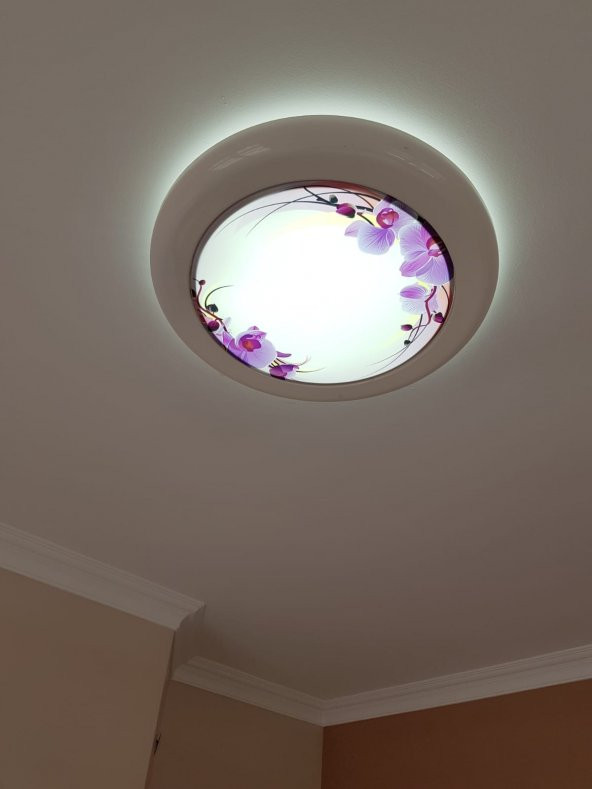 Farklı desen Hazır Gergi Tavan Dekorasyon & Aydınlatma Modelleri LED - 2