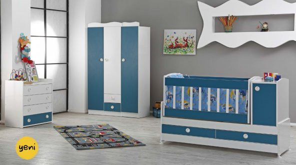 Büyüyebilen Bebek Odası Takımı ( 4 Renk Seçeneği) - 3