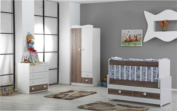 Smart Bebek Odası Takımı (4 Renk Seçeneği ) - 3