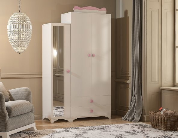 3 Kapılı 2 Çekmeceli Dolap - 2