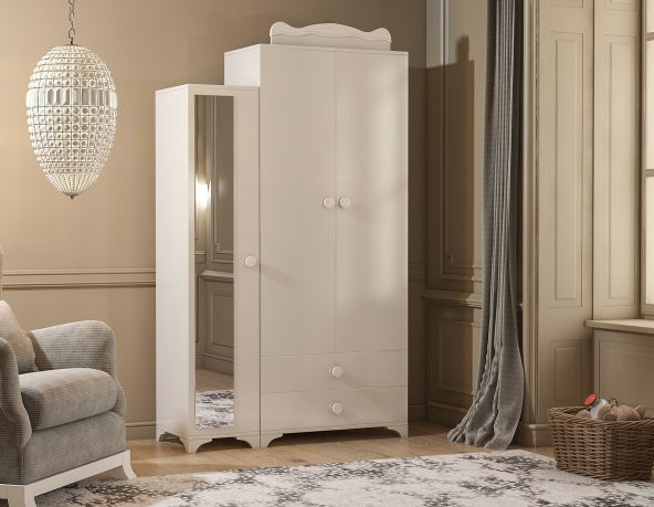 3 Kapılı 2 Çekmeceli Dolap - 3