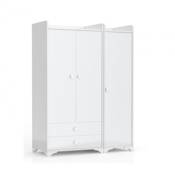 Swing 3 kapılı 2 Çekmeceli Dolap - 3