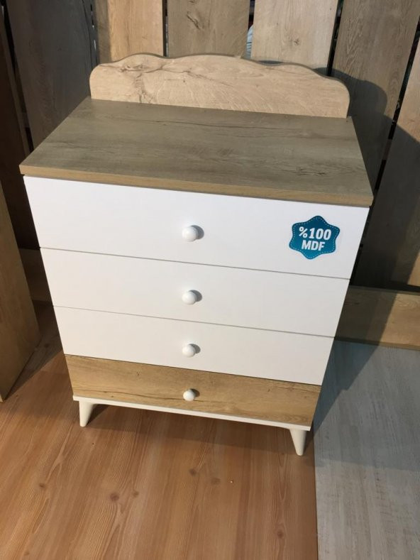 Sansa Şifonyer Meşe ( Tamamı Mdf ) - 3