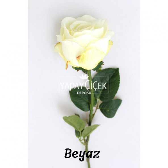 Yapay Orjinal Açmış Gül Dalı 62 cm 6 Renk - 3
