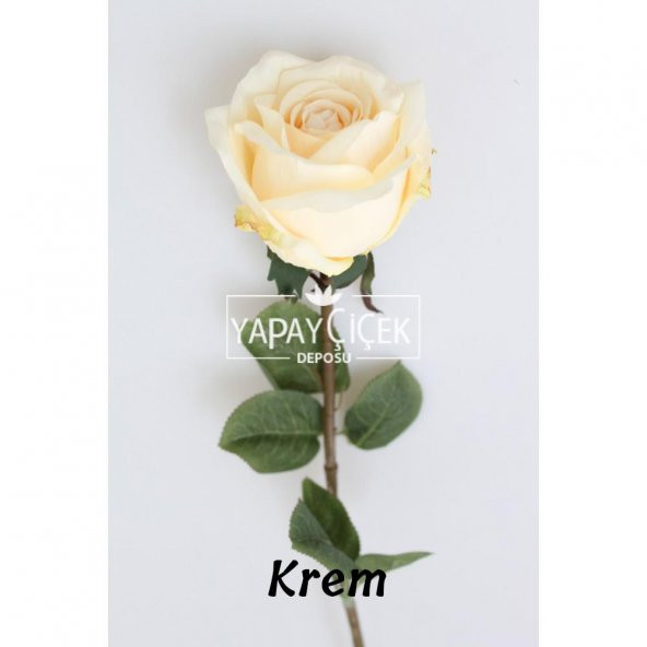Yapay Orjinal Açmış Gül Dalı 62 cm 6 Renk - 4