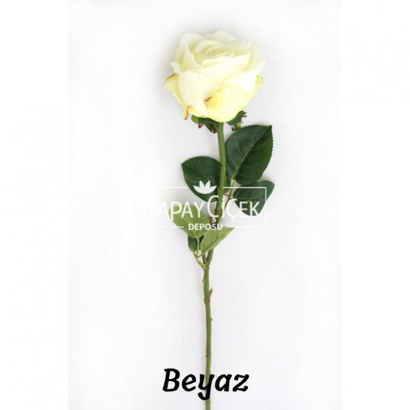Yapay Orjinal Açmış Gül Dalı 62 cm 6 Renk - 9