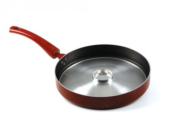 Taç Granit Balık Tavası 32 cm ( kapaklı)