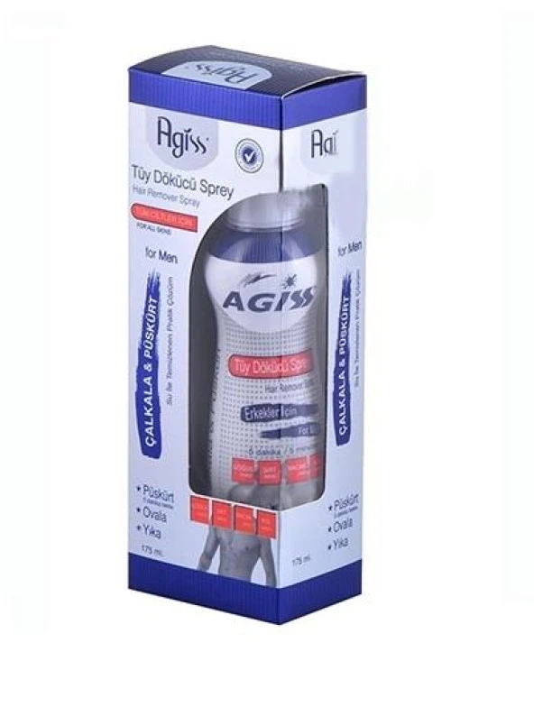 Agiss Erkek Tüy Dökücü Sprey 175 ml - 2