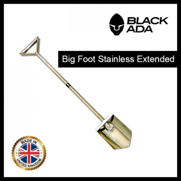Black ADA - BigFoot Extended - Çok Amaçlı Uzun Kürek - Paslanmaz Çelik