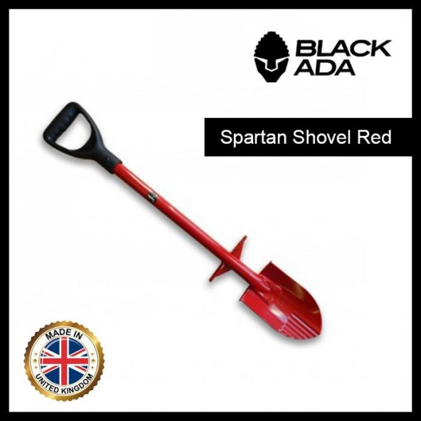 Black ADA - Spartan Shovel - Çok Amaçlı Kürek - Kırmızı