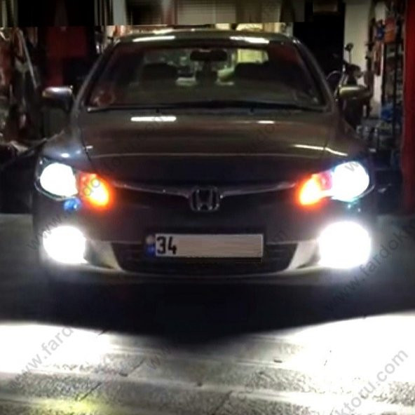 HONDA CIVIC FD6 LED XENON KISA FAR AMPULÜ PHOTON MONO HB4 - 4