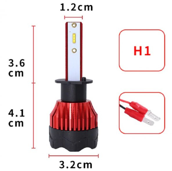 FIAT FİORİNO SİS FARI LED XENON OTO AMPULÜ FEMEX PREMIO H1 - 6