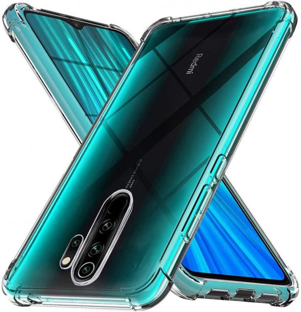 Xiaomi Redmi Note 8 Pro Airbagli Anti Shock Şeffaf Zırh Kılıf - 5