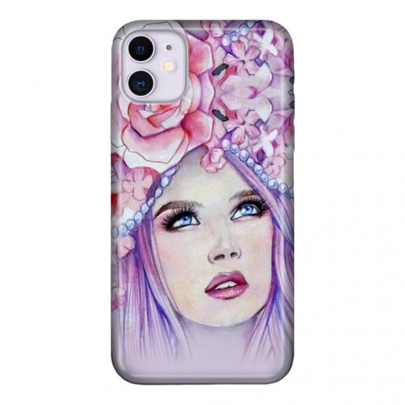 iPhone 11 6.1 inc Kılıf Desenli Esnek Silikon Telefon Kabı Kapak - Miss.World