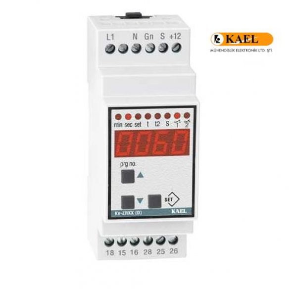 KAEL Ke-ZRXX(D) MULTİ FONK. DİJİTAL ZAMAN RÖLESİ - 1