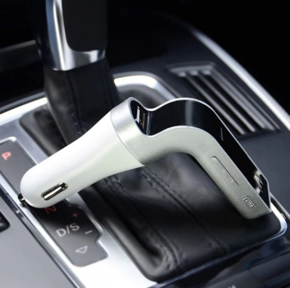 Bluetooth FM Transmitter Araç Kiti Çakmaklık Mp3 Çalar Usb Giriş - 10