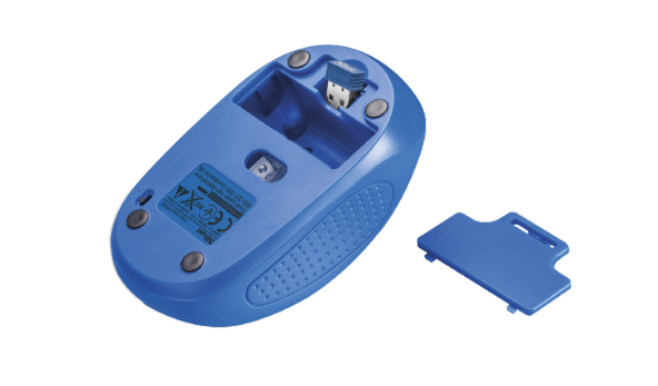 TRUST PRIMO USB KABLOSUZ MOUSE MAVİ - 2
