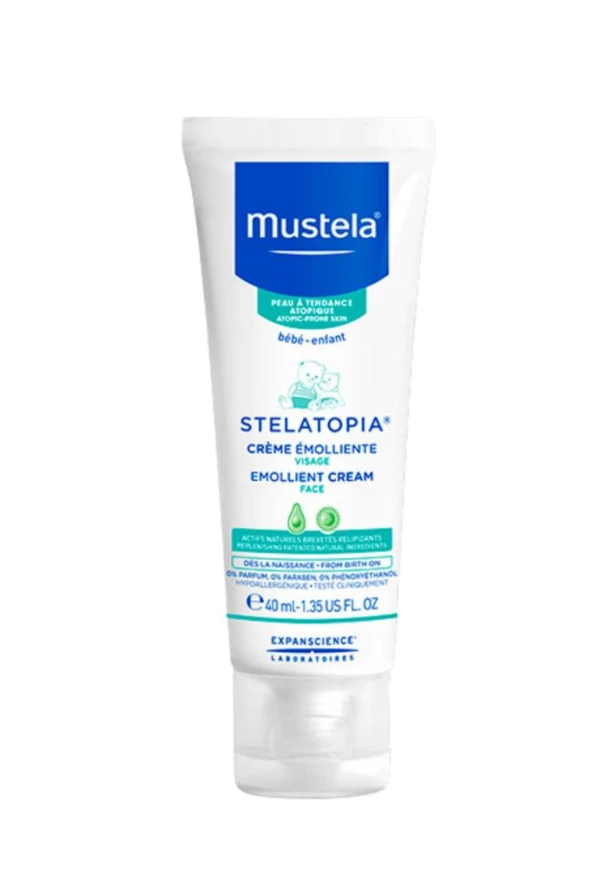 Mustela Stelatopia Emollient Face Cream 40 ml