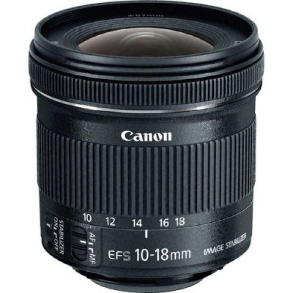 Canon  EF-S 10-18mm f/4.5-5.6 IS STM Geniş Açı Lens Objektif