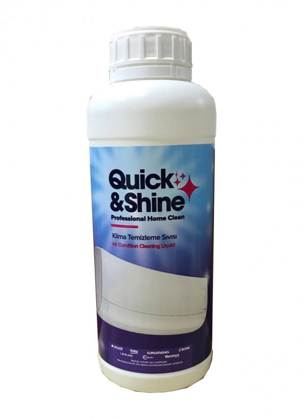Klima Serpantin Temizleme Sıvısı Quick & Shine (Arçelik-Beko-Grundig-Altus-Leisure-Flavel-Blomberg)