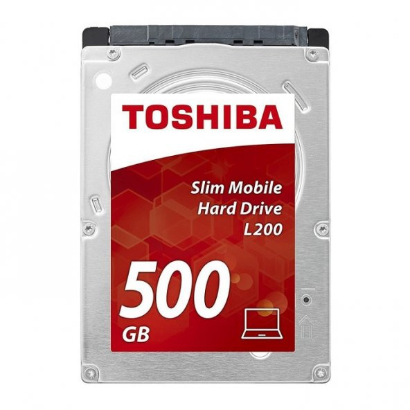 TOSHIBA 2,5" 500gb L200 HDKCB16ZKA01T 5400rpm 8mb Sata III Notebook Harddisk 7mm Slim