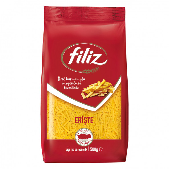 Filiz Erişte Makarna 500 gr x 20 Adet - 2