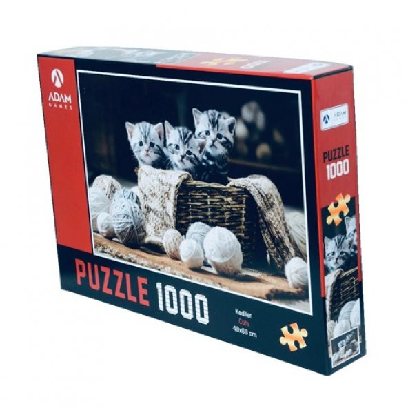 1000 PARÇA PUZZLE - KEDİLER