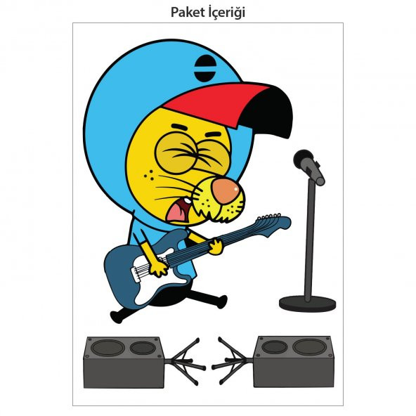 Kral Şakir Duvar Sticker-12, Kral Şakir Çıkartmaları 50x70 cm - 2