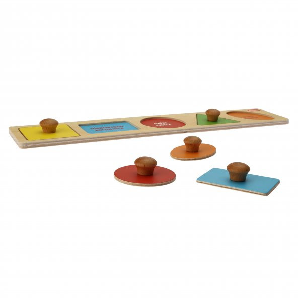 Rossie Ahşap Geometrik Zeka Bulmacası Yapboz - 2
