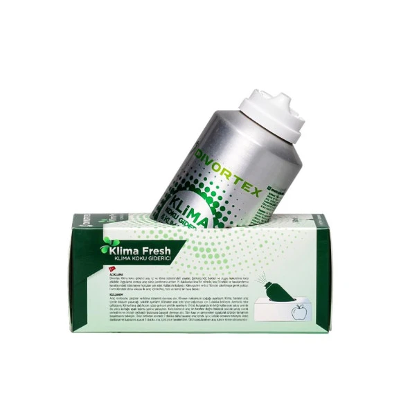 Divortex Klima Fresh Temizleyici (Klima Bombası) 150 ml x 24 Adet - Resim 2