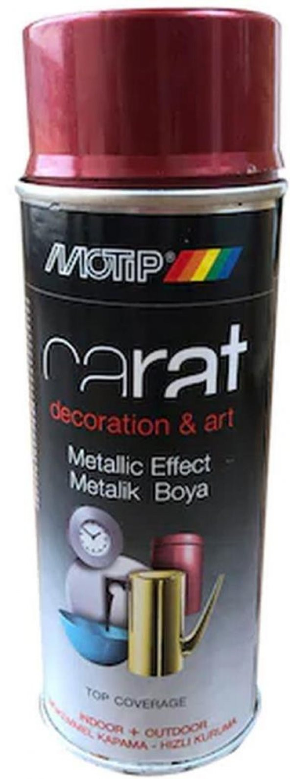 Motip Carat Parlak Metalik Kırmızı 400 ml. RAL 95861