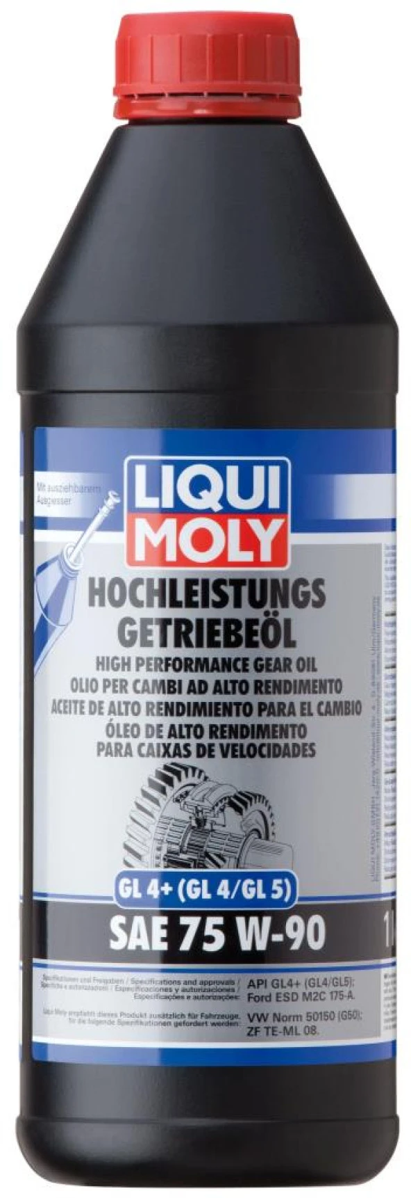 Liqui Moly GL4+ 75w90 Dişli Şanzıman Yağı 1 Lt. 4434