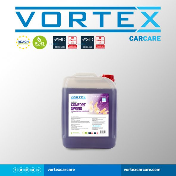 Vortex "Comfort Spring" Oto ve Ortam Parfümü 5 kg.