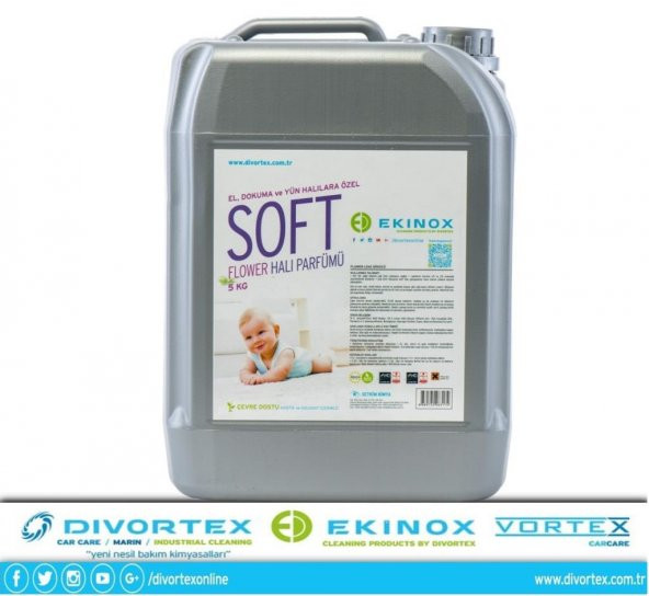 Ekinox Soft Flower Halı Parfümü 5 kg.