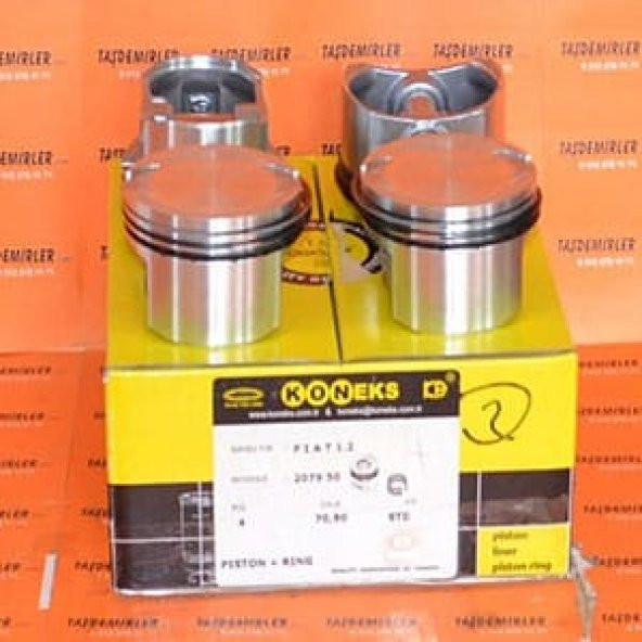 Fiat Uno 70 Palio 1.2 1.4 Standart Piston Segman Takımı - 1