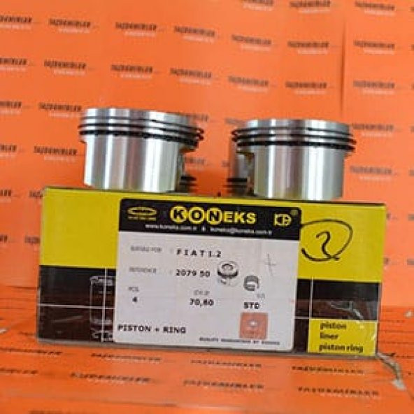 Fiat Uno 70 Palio 1.2 1.4 Standart Piston Segman Takımı - 3