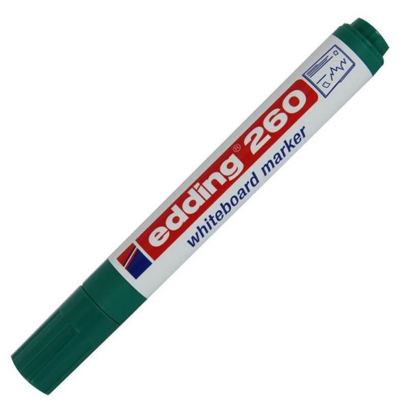 Edding Beyaz Tahta Kalemi E-260 Yeşil 10lu