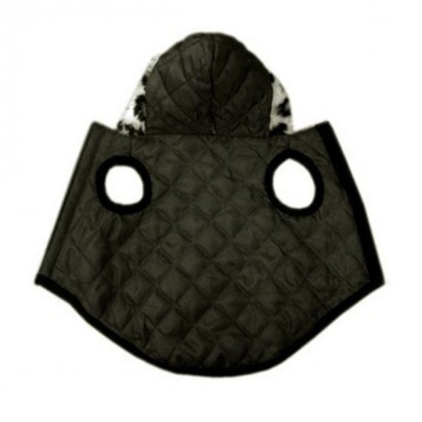 Chakie Kedi Köpek Montu Kapüşonlu 24*18 cm Siyah XXXSmall No:1