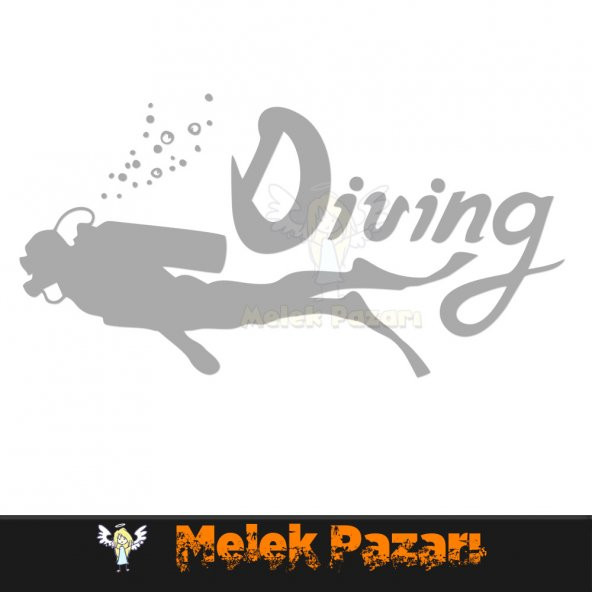 Dalış, Diving Oto Sticker - 4