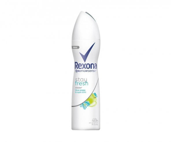Rexona Stay Fresh Blue Poppy Kadın Sprey Deodorant 150 ml