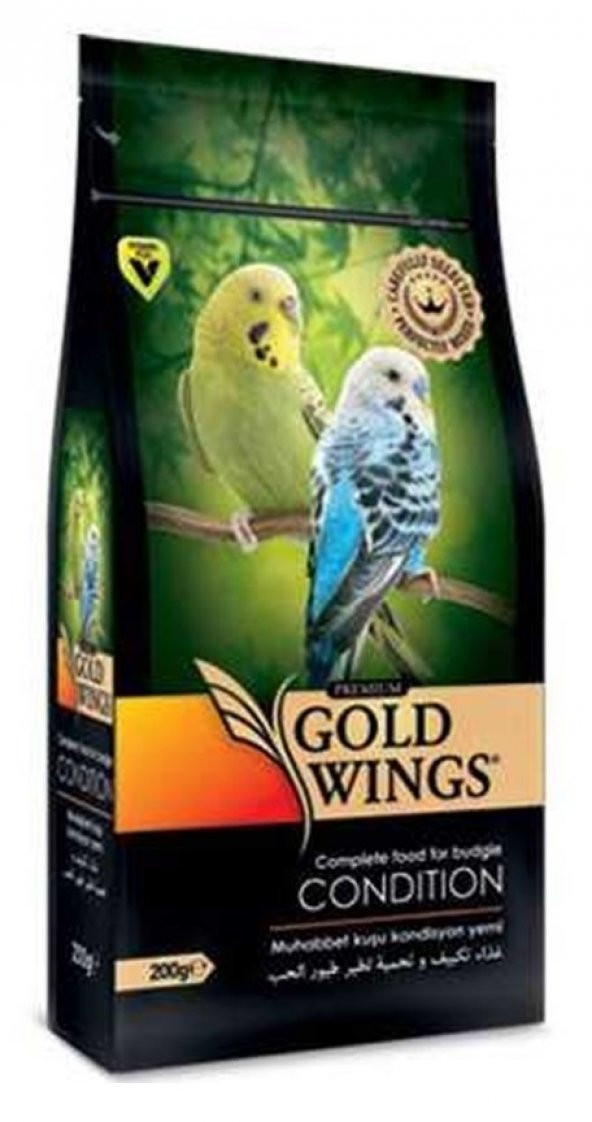 Gold Wings Premium Muhabbbet Kuşu Kondisyon Yemi 200 Gr