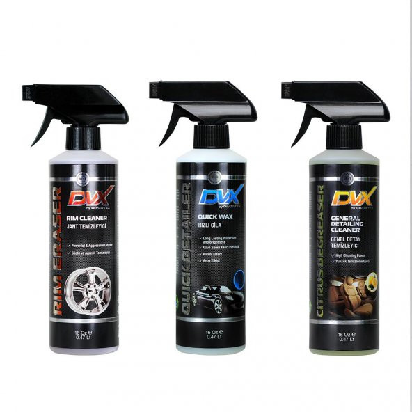 Divortex 3lü Araç Bakım ve Temizlik Seti ürün görseli